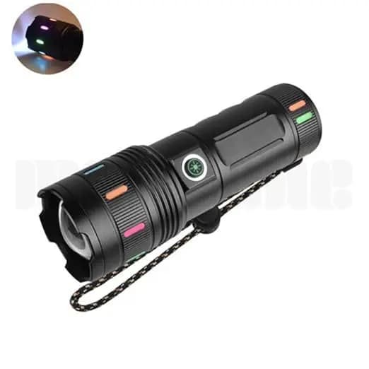 Lanterna Tática Recarregável AL-B1536 com Zoom Telescópico - Dragão