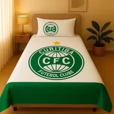 Lençol de Cama  Casal e Solteiro Jogo de lençol do Curitiba  Lençol de Time com Fronhas, Envio Imediato!!!