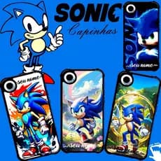 Capas Case Celular Personalizada Sonic Alta qualidade Redmi Note 10 Pro