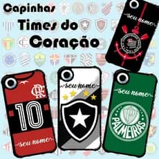 Capa Case Personalizada times 2025 Nome + Número, alta qualidade Todos os Aparelhos