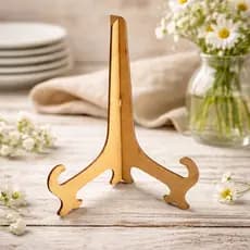 Suporte De Prato Quadro Azulejo Bordado Em MDF 3mm Natural Cru