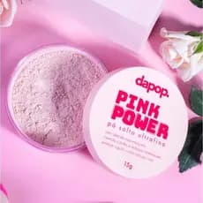 Pó Solto Ultrafino Pink Power Rosa Mosqueta - Dapop