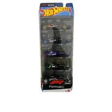 Hot Wheels Fórmula 1 pack com 5