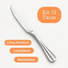 Kit 12 Faca De Churrasco P/ Churrasco. Cozinha, Pizzaria, Restaurantes, Bares, Presentes