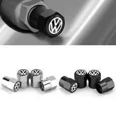 Tampas De Válvula De Pneu De Roda De Carro , 4 Unidades , À Prova De Poeira , Para VW Polo Golf 5 7 Passat Tiguan Arteon