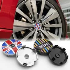 4PC 60mm Estilo Do Carro Roda Hub Centro Tampas Aro Capa Emblema Mini Cooper Um S JCW R56 R50 R53 R55 R57 R60 F54 F55 F5