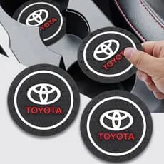 Silicone Anti Deslizamento Porta-Copos Do Carro Suportes De Copo Esteiras Acessórios Interiores Para Toyota Camry Yaris