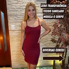 Vestido De Alcinha Elegante Versátil: Várias Cores
