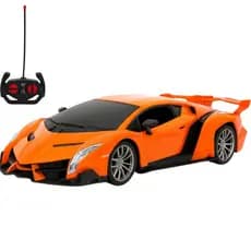 Carro de Controle Remoto 1:16 Esportivo com Farol LED _ Infantil Presente Brinquedo de Menino