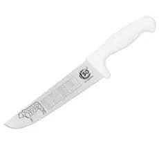 Faca Chef Profissional 8” Aço Inox Cabo Branco – Ideal para Carne, Churrasco e Cozinha