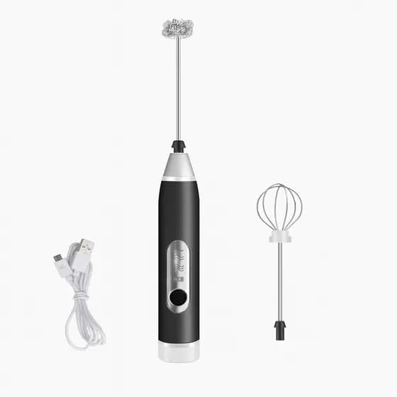 Mini Mixer Elétrico Recarregável Multiuso para Bebidas e Ovo