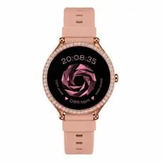 Relógio Feminino Inteligente com Tela Touch (Dourado)