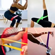 Extensores e Elasticos Para Exercícios Físicos Kit 5 Elástic