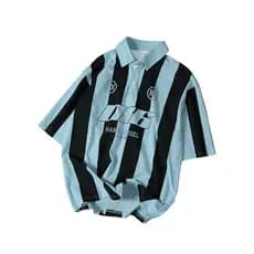 Camisa Polo Masculina De Manga Curta Listrada Estilo Rua Retrô De Verão Com Estampa Colorida É A Melhor Escolha Para Esp