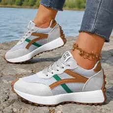 Tênis feminino tênis de renda respirável tênis de sola macia tênis de corrida feminino