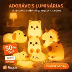 Luminaria de Bichinhos Kids para Quarto Criancas Mesa Noturna Luz Confortavel para o Sono Silicone