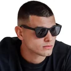 Óculos de Sol Masculino UV400 Proteção Total Polarizado Acetato Premium Estilo Moderno