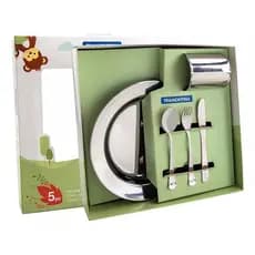 Conjunto Infantil Aço Inox Baby 5 Peças Tramontina