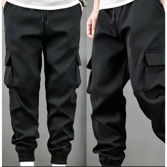 Calça Cargo com Bolsos Laterais Unissex Premium JOGGER