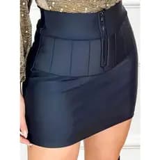 Saia Lipo Modeladora Suplex Power Feminino Cintura Alta