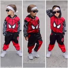 Calça e casaco de abrigo masculino infantil, tamanho 2 a 14 anos.