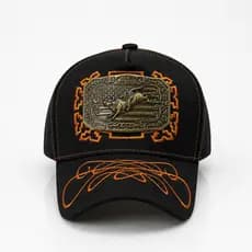 Boné Country Masculino Aba Bordado