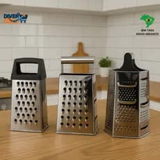 Ralador 6 Faces Hexagonal 4 Faces 1 Face Inox Cozinha Queijo Ralado Legumes