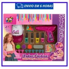 Kit de Beleza Infantil Unhas Decoradas – Esmaltes + Secador