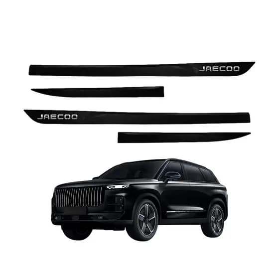 Friso Premium Cromo 4P Jaecoo 7 A partir de 2026 cor Preto Andromeda 4 peças Grid - PC5514-PTO