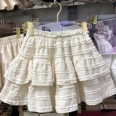 Primavera estilo japonês doce estilo balé macio menina renda bolo saia Design feminino sentir nicho fofo saia curta