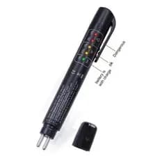 Caneta Testadora Fluido de Freio LED Detector Umidade Óleo Freio Carro Auto Ferramenta Automotiva