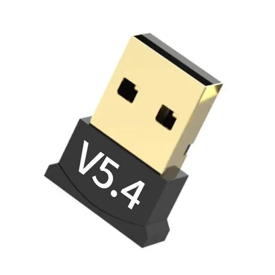 Adaptador Bluetooth 5.4 USB Receptor Transmissor Áudio Sem Fio PC Carro TV Baixa Latência