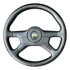 Volante Universal Preto Fusca Brasília Variant Kombi S/ Cubo