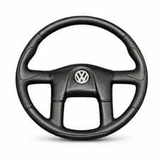 Volante Esportivo Titan Vw Caminhão Linha Premium Preto