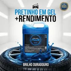 Pretinho Plus Brilhoso Alto Rendimento Gel Brilha Pneu 5 Litros Speed Crazy