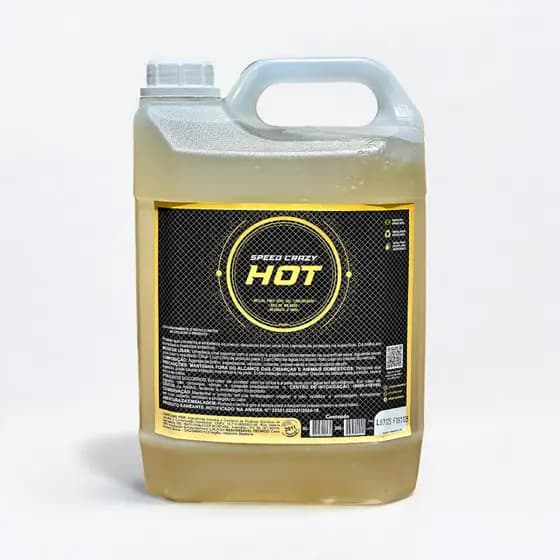 Pretinho FORTE Concentrado HOT 5L Brilho com Efeito Molhado Revitaliza e Protege Speed Crazy