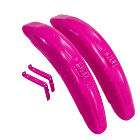 PARALAMA PARA BICICLETA ARO 16 ROSA NYLON