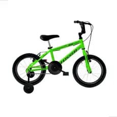Bicicleta aro 16 foxxer cross alumínio verde neon