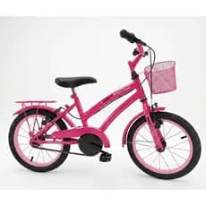 Bicicleta infantil Aro 16 meninas Foxxer Nininha Cesto e Paralama Rodinha