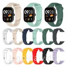 Pulseira De Silicone Para relógio Xiaomi Redmi Watch 6 5 4 Xiao Mi Band 8 Pro 9 Pro
