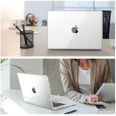 Capa Capinha Resistente Brilhante Acrílico Para MacBook Air 13 13.6 Pol 15 Pro 13 14 16 Pol（2016-2024）M 1 2 3 4