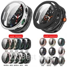 Capa Case Capinha Com Película Para Samsung Galaxy Watch 8 Classic Ultra 2 40 44 46mm 2025