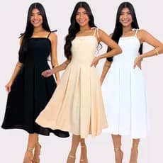 Vestido Feminino Midi Elegante Social Casamento Festa Convidada Formatura Jantar Eventos