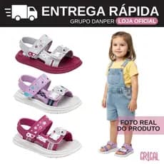 CRICAL Baby Sandália Infantil Menina Gatinho Velcro Escolar Confortável Original Leve Macia
