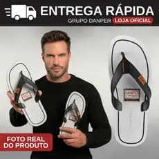 DANPER Chinelo de Dedo Masculino Monte Carlo Casual Qualidade