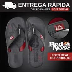 RED NOSE Chinelo Masculino de Dedo Jamaica Reggae NewPort Original Nota Fiscal