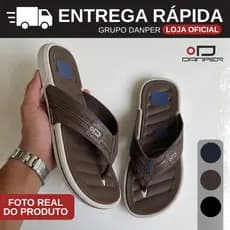 Presente Masculino Chinelo de Dedo Danper Evo Confortável Original Ortopédico Palmilha Macia Presente Homem