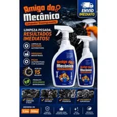 Desengraxante Amigo Do Mecânico Limpeza de Graxa, peças e mão 100% Ecológico