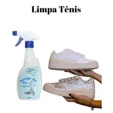 Limpa Tênis espuma de limpeza Premium rápido fácil aplicação 500Ml