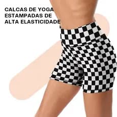Liouty Shorts de Fitness Femininos Exercícios de Ginástica ao ar livre Shorts Apertados (DK01)